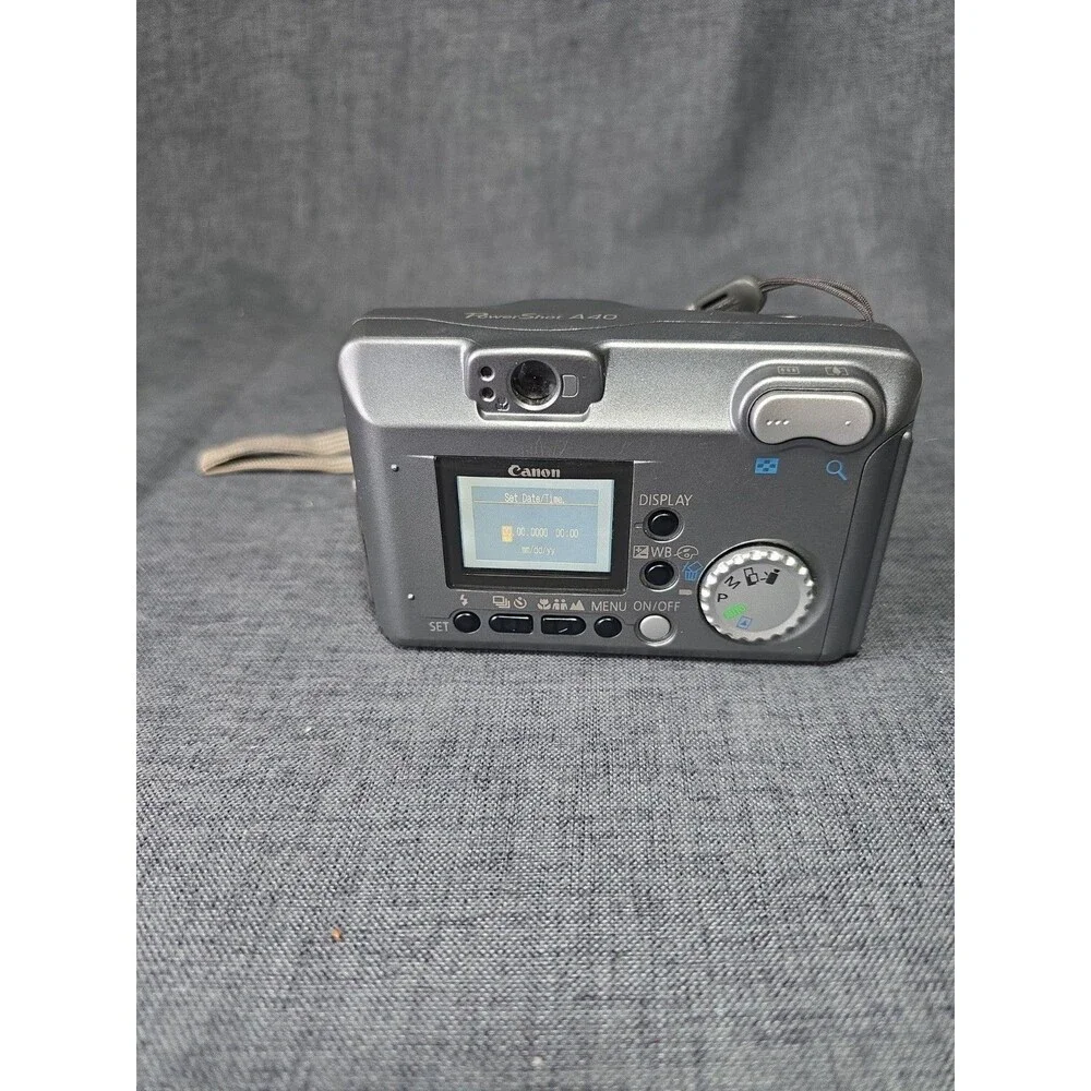 FOR PARTS Canon PowerShot A40 2.0MP Digital Camera 3x Zoom